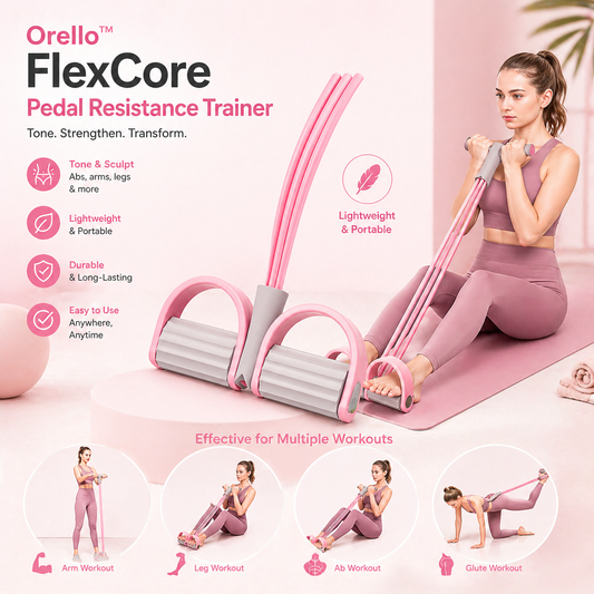 Orello™ FlexCore Pedal Resistance Trainer