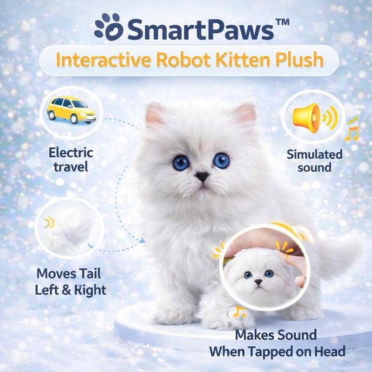 SmartPaws™ Interactive Robot Kitten Plush